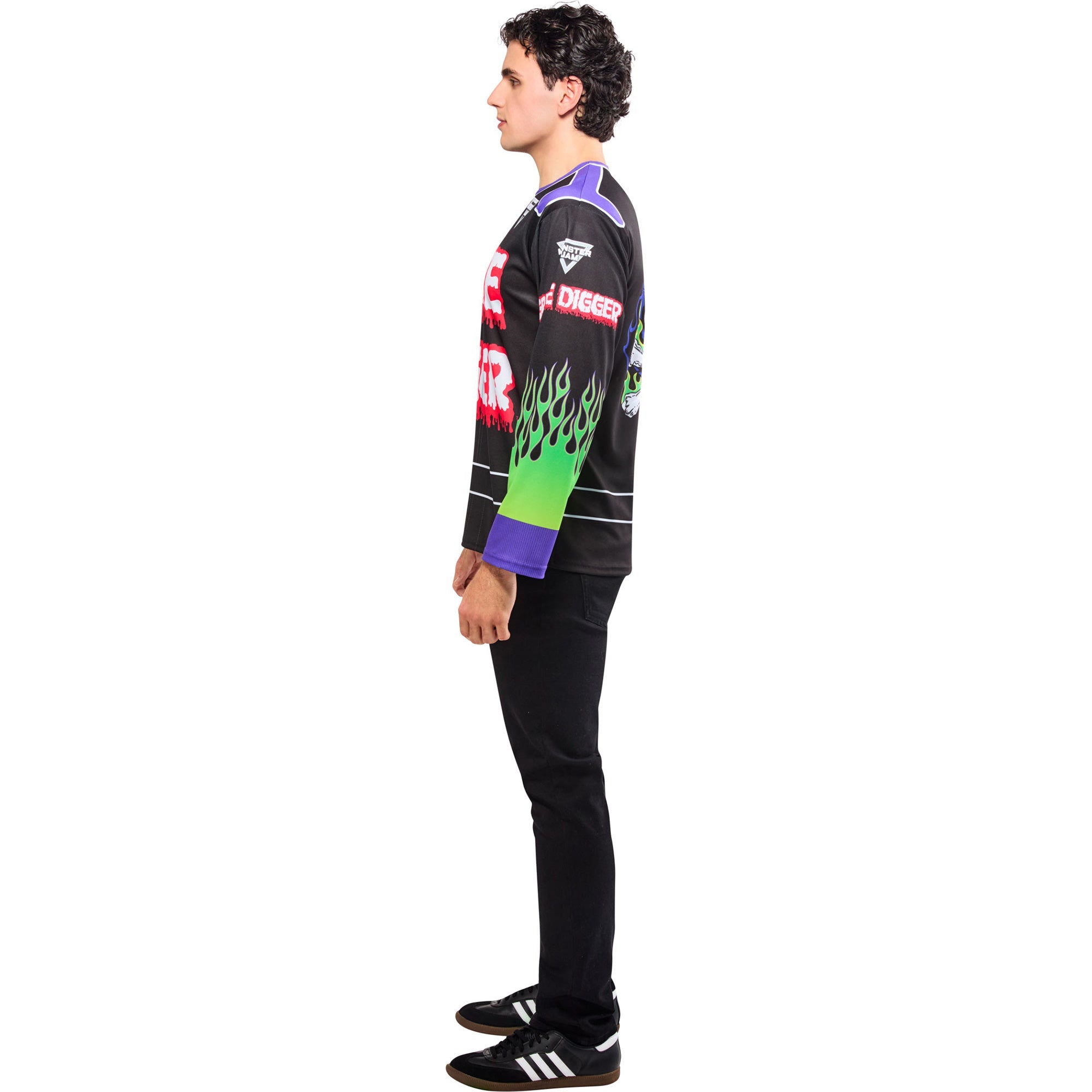 Monster Jam Grave Digger Costume Top for Men - Image 2