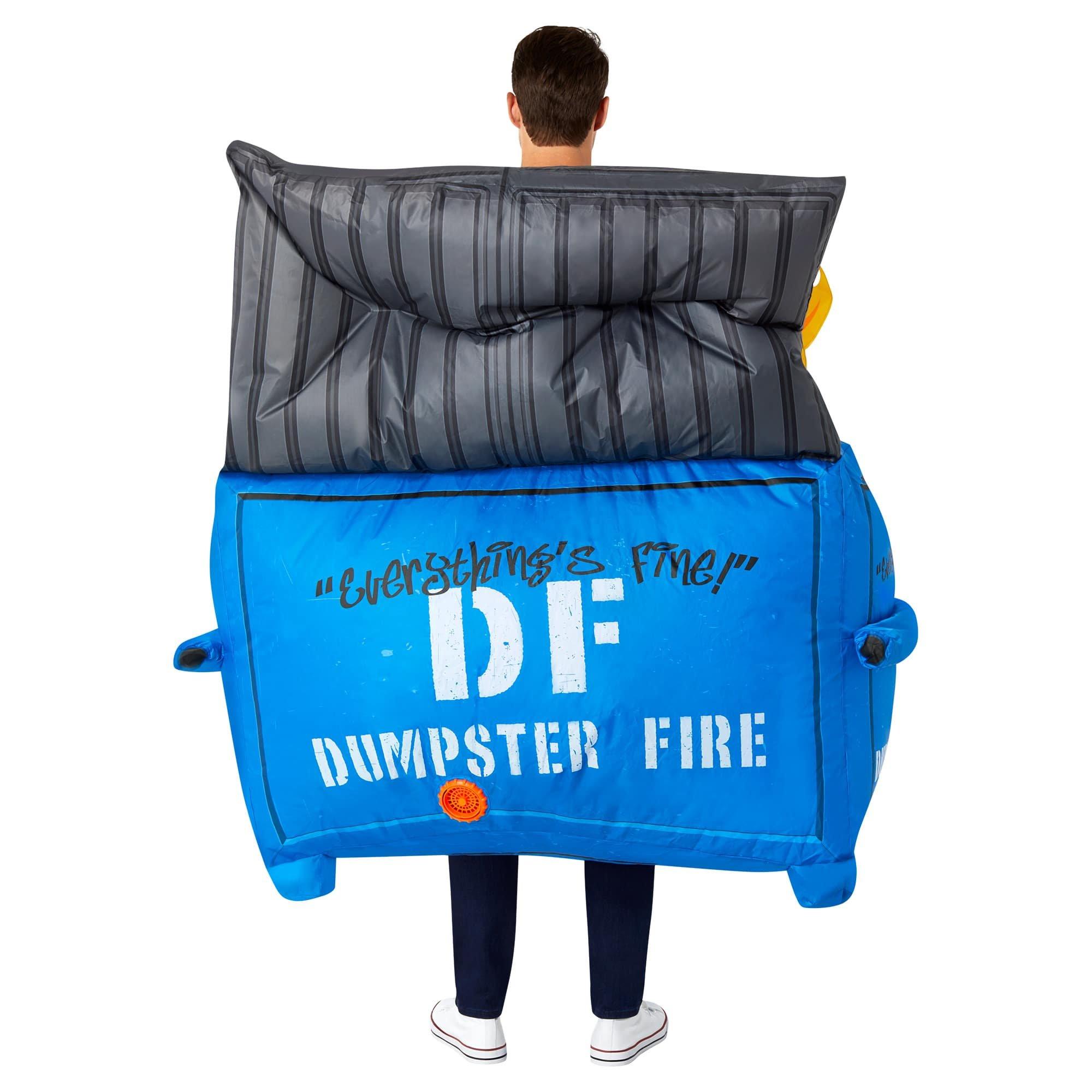 Adult Dumpster Fire Inflatable Costume - Image 5