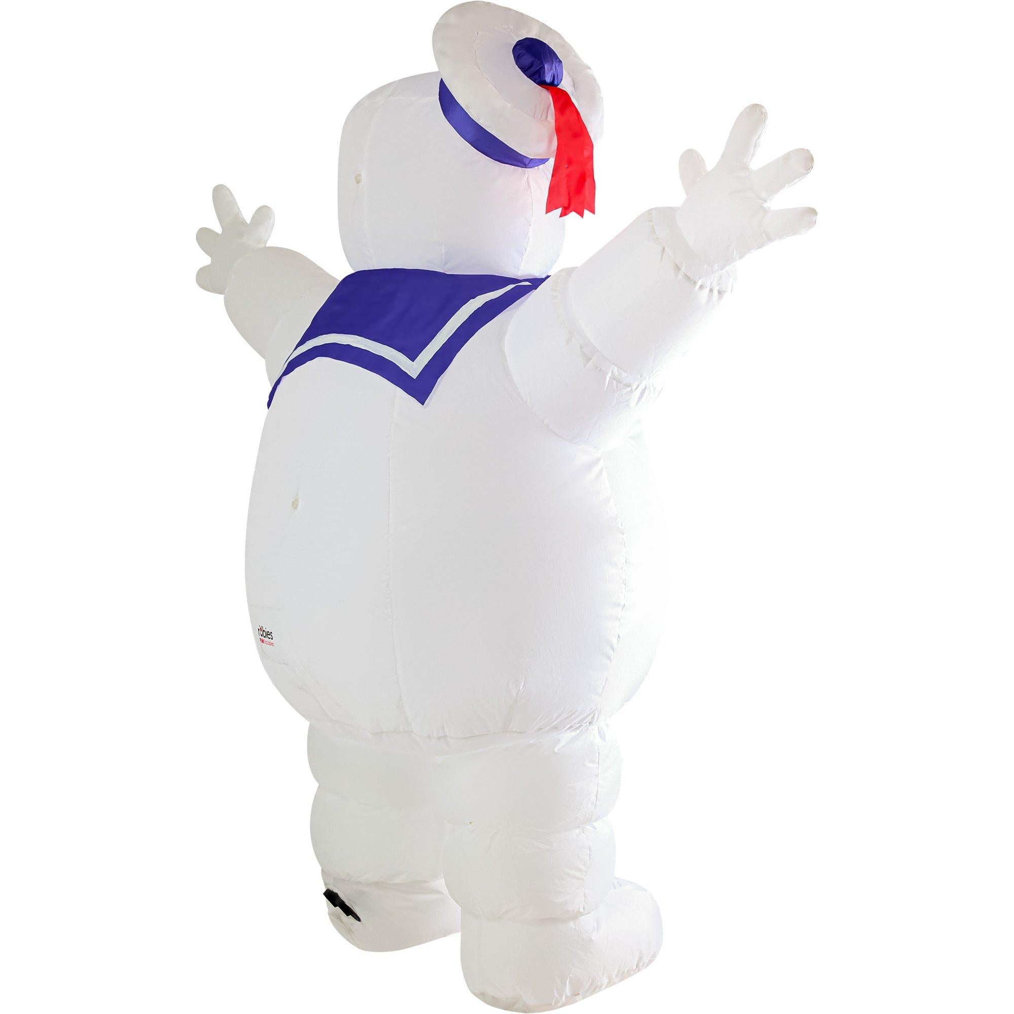 5.5 Foot Ghostbusters Classic Stay Puft Marshmallow Man Halloween Inflatable Lawn Decoration - Image 5