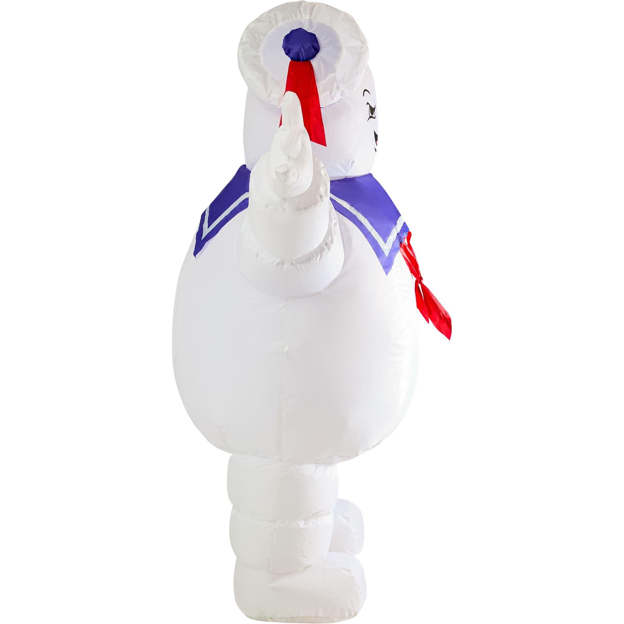 5.5 Foot Ghostbusters Classic Stay Puft Marshmallow Man Halloween Inflatable Lawn Decoration - Image 6
