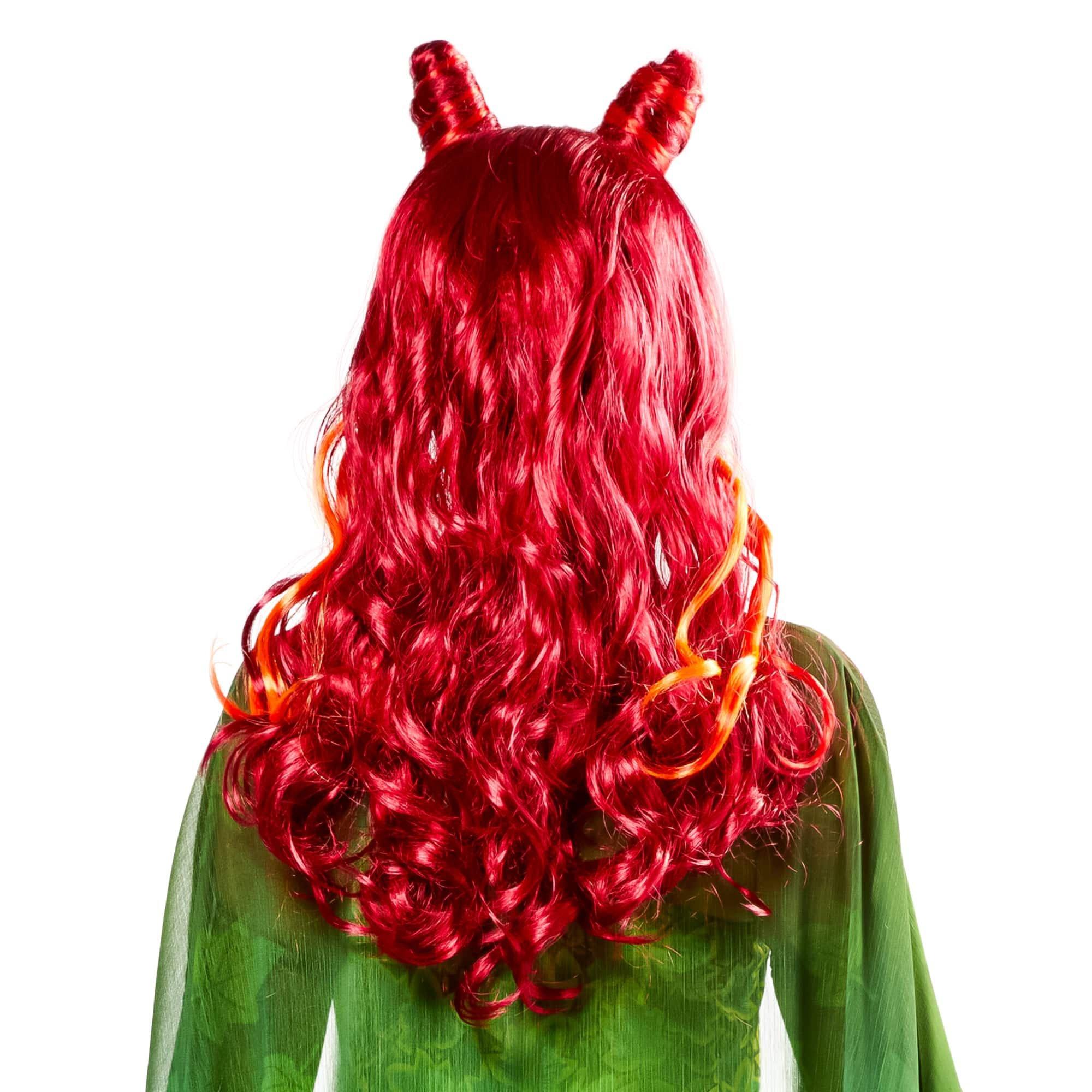 Women's Batman & Robin 1997 Red Poison Ivy Wig - Image 2