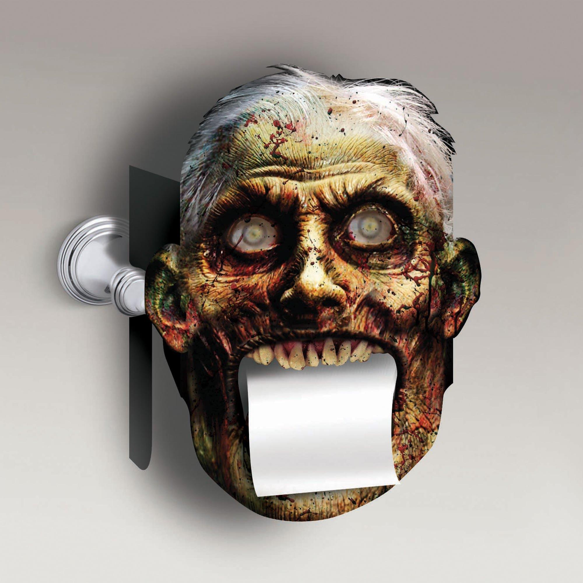 9-inch Bloody Bath Zombie Toilet Paper Cover