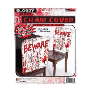 19-inch Bloody Mess Beware Chair Cover