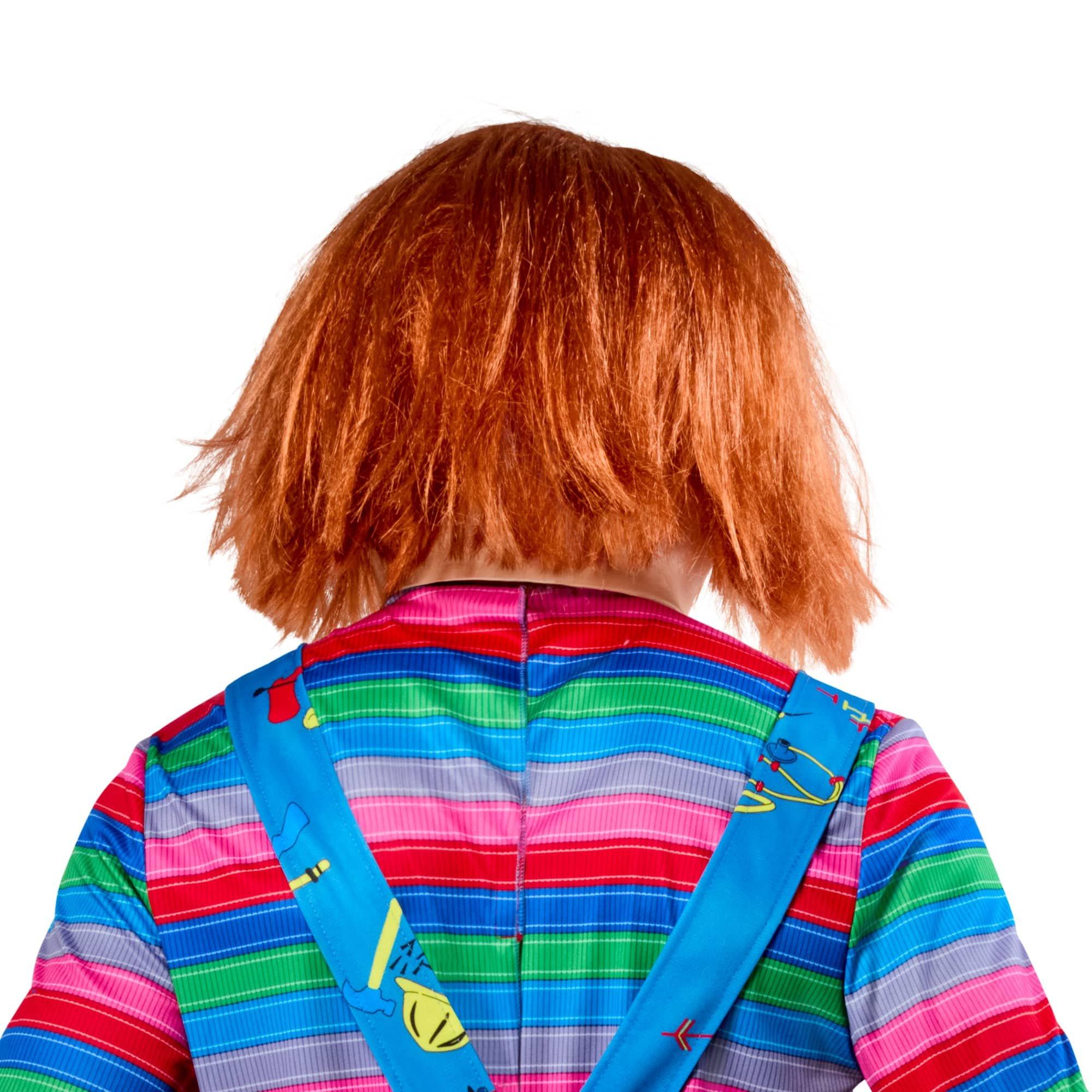 Men's Child's Play 2 Chucky Overhead Latex Mask with Hair - Image 4