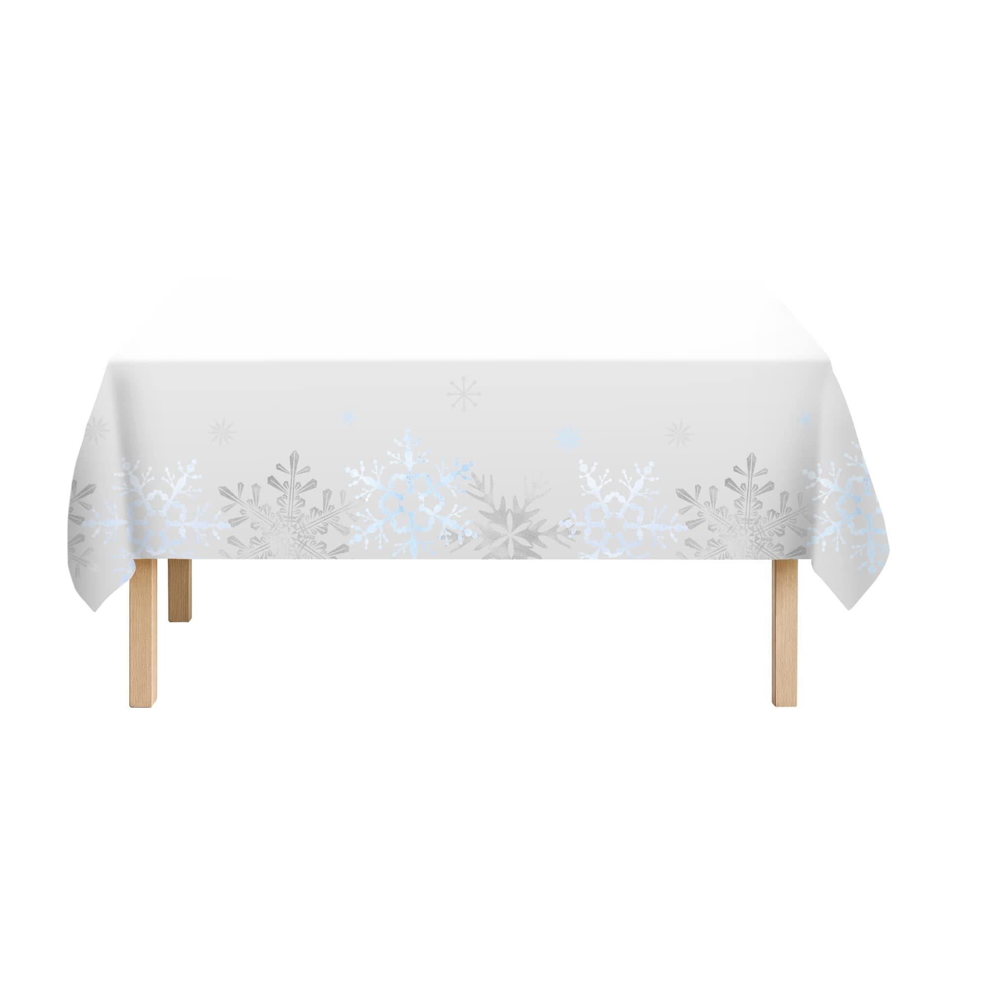 Snowlace Plastic Tablecover. 54 x 102in - Image 2