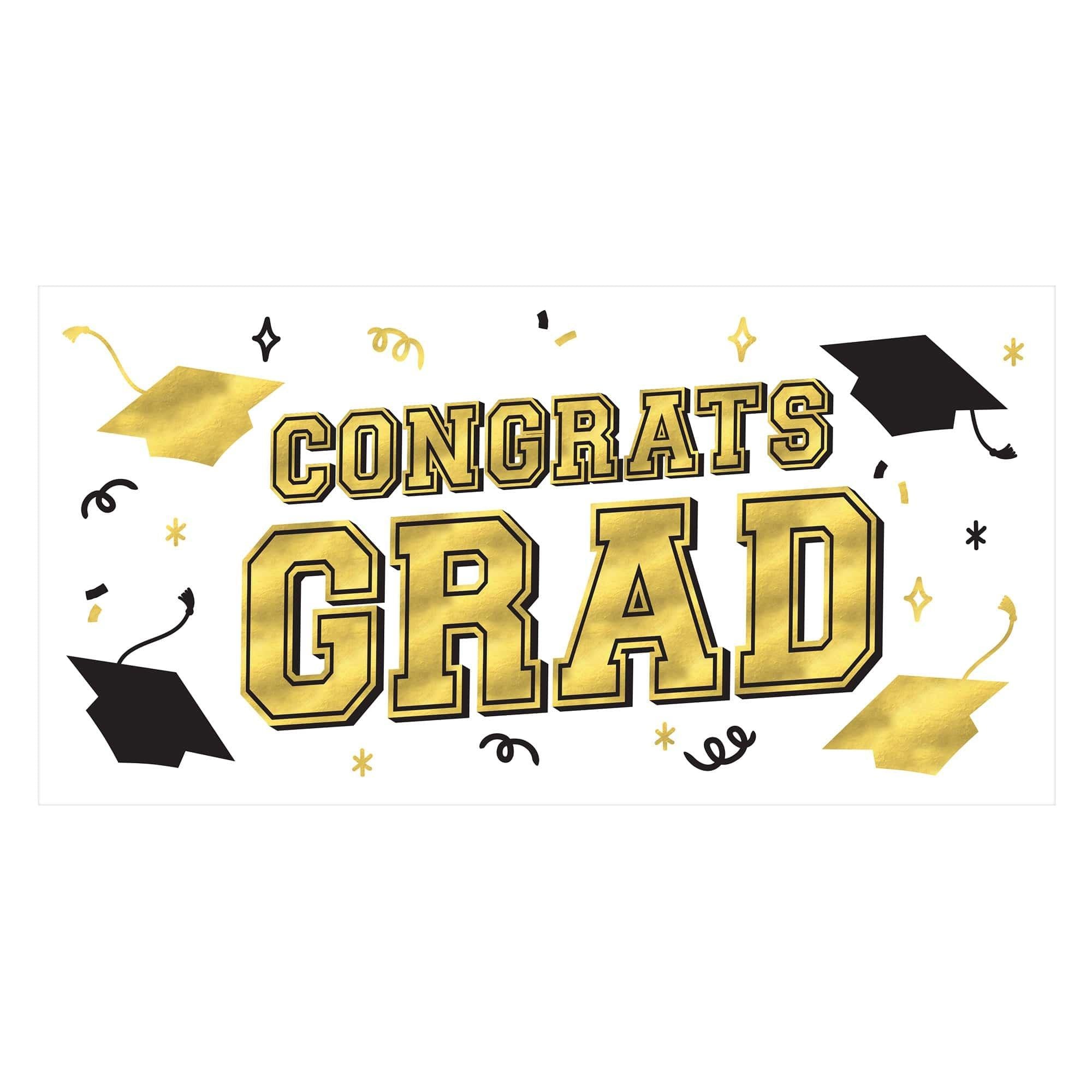 Congrats Grad Banner. 65in