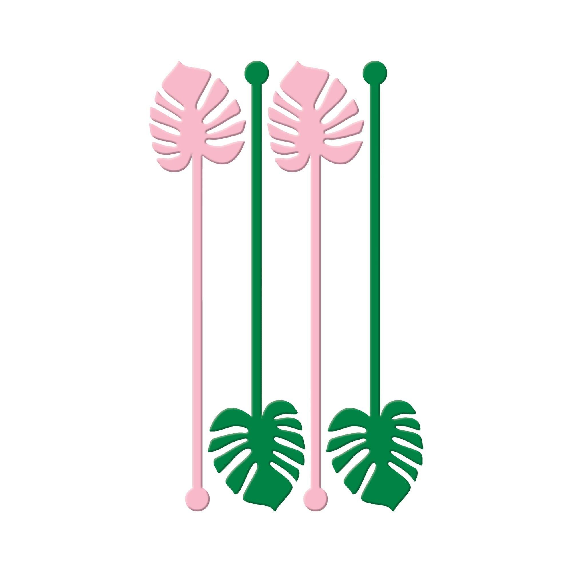 Royal Palm Tropical Drink Stirrers. 7.75in. 4ct - Image 3