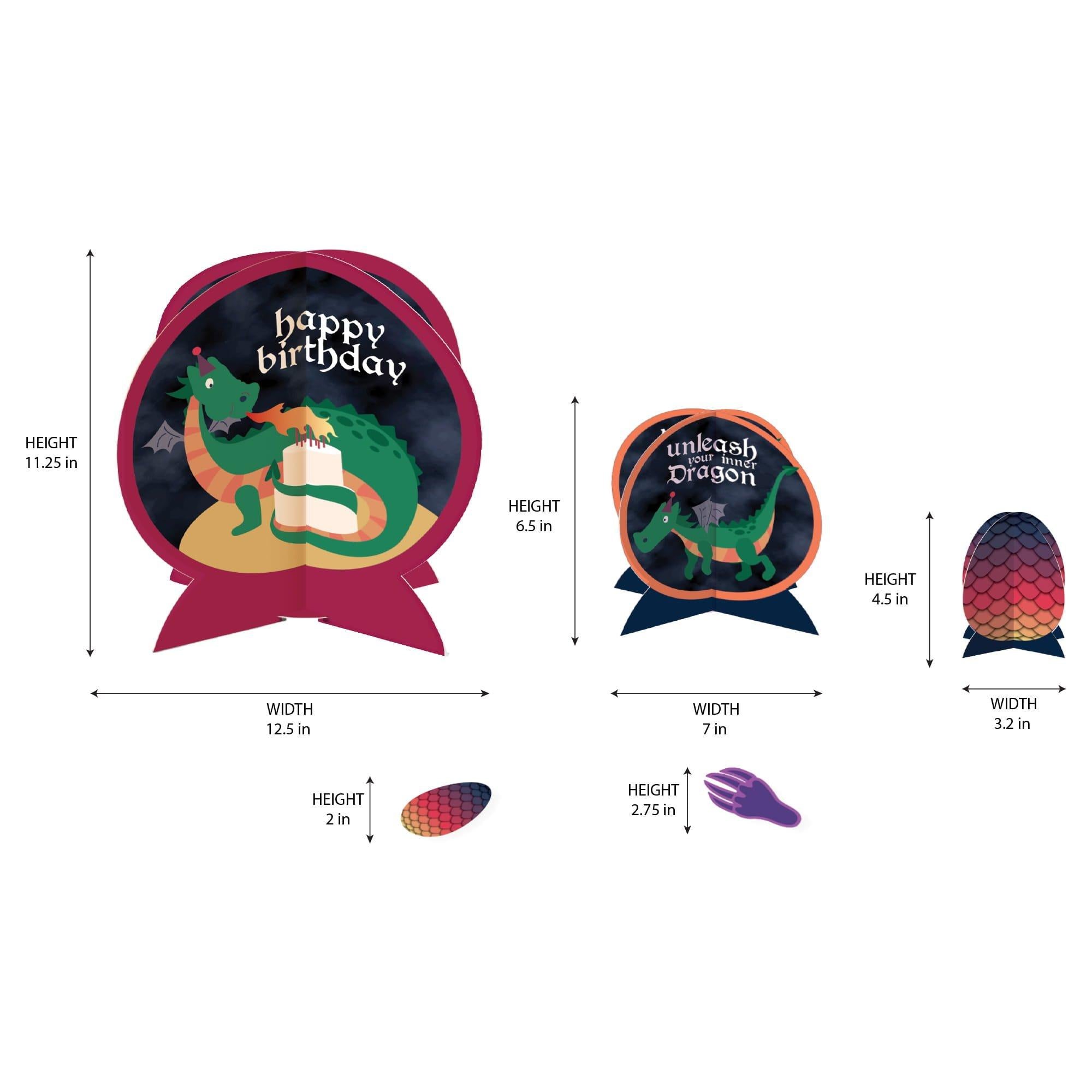 Dragon Party Centerpiece. 7pc - Image 4