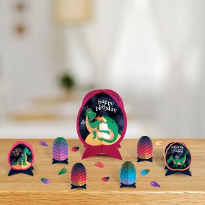 Dragon Party Centerpiece. 7pc