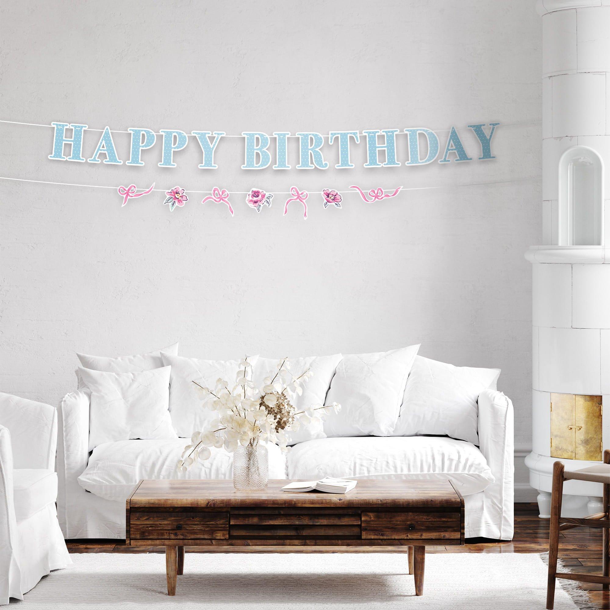 Ribbon and Rose Banner. 2pc - Image 3