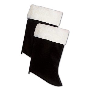 Adult Santa Claus Fur Trimmed Boot Tops