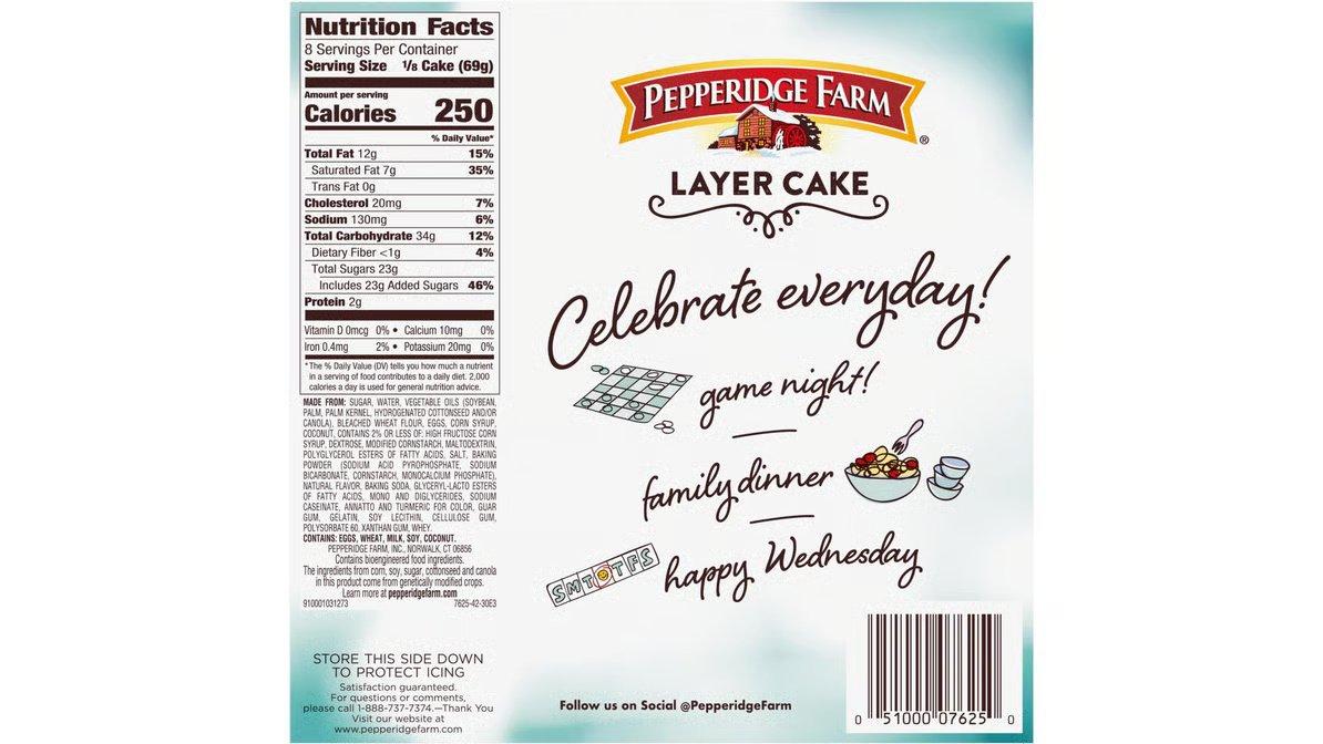 Pepperidge Farm Classic Coconut Layer Cake (19.6 oz) - Image 4