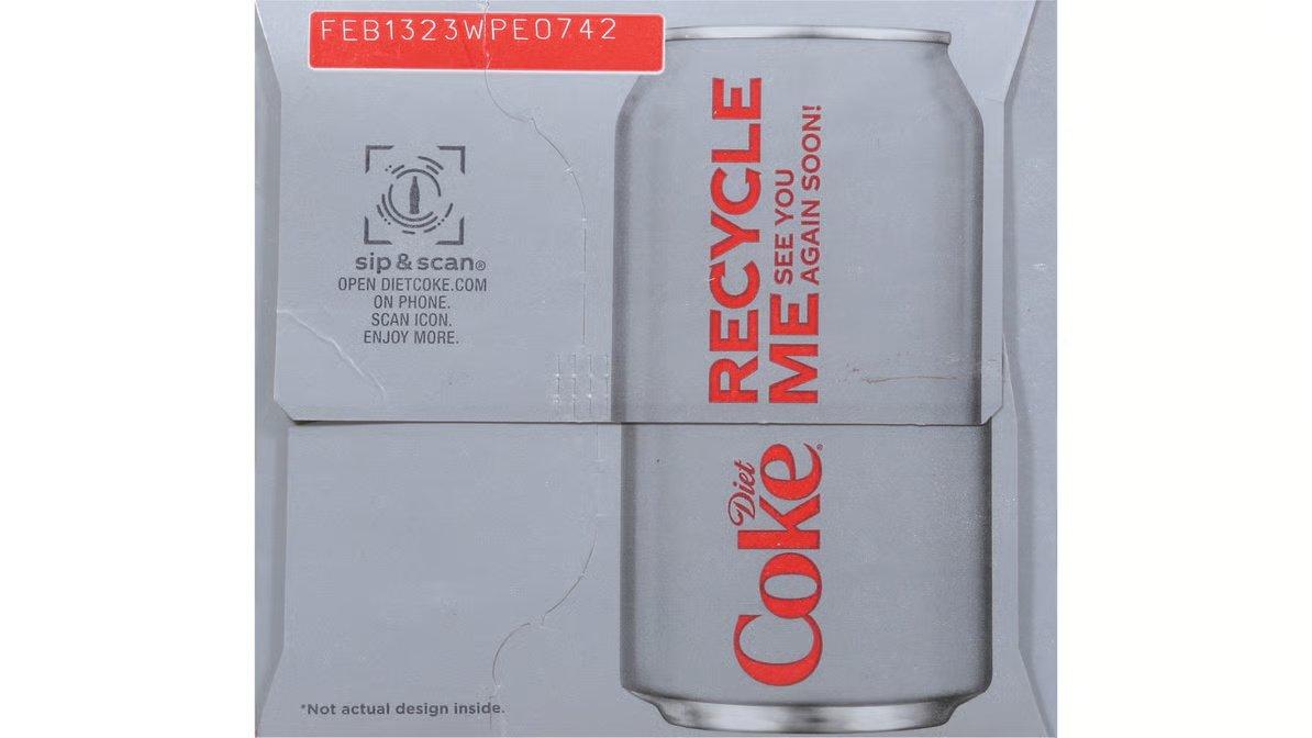 Diet Coke Soda (12 oz x 12 ct) - Image 3