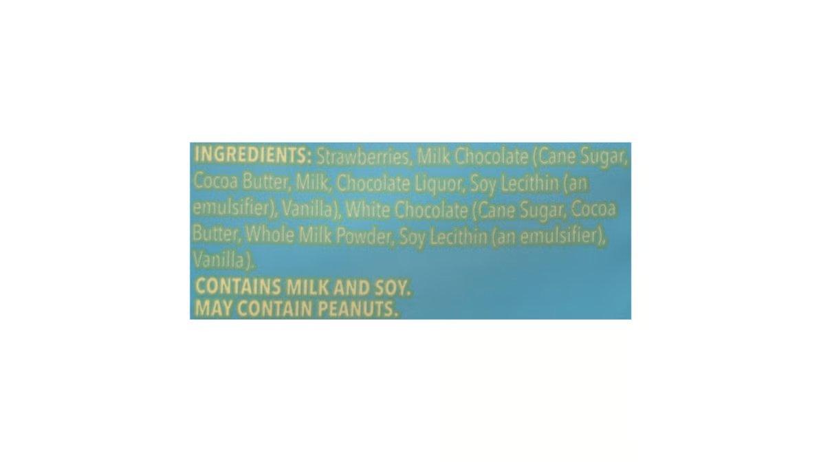 Tru Fru Frozen Fresh Strawberries in White & Milk Chocolate (8 oz) - Image 2