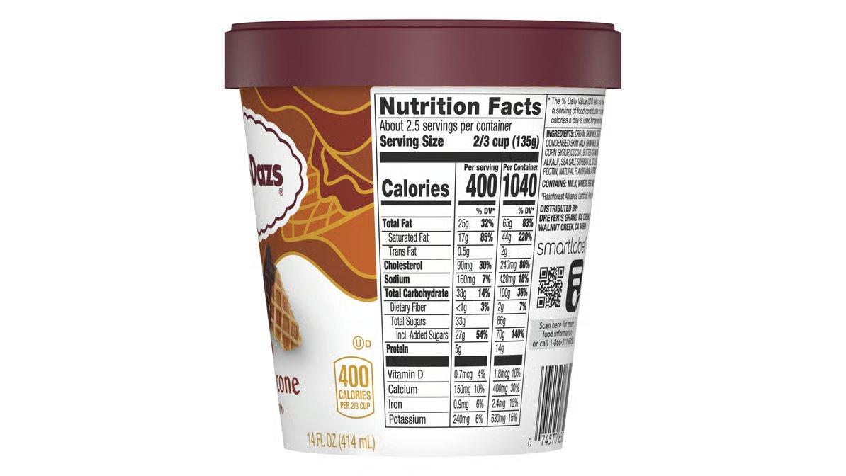 Haagen-Dazs Ice Cream Caramel Cone (14 oz) - Image 6