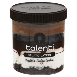 Talenti Layers Gelato Vanilla Fudge Cookie (10.6 oz)