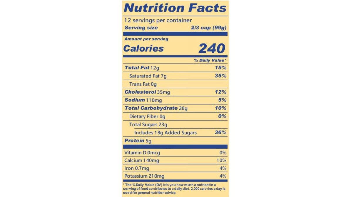 Blue Bell Cookies 'n Cream Ice Cream (1/2 gal) - Image 3