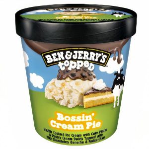 Ben & Jerry's Topped Bossin' Cream Pie Ice Cream (1 pt)