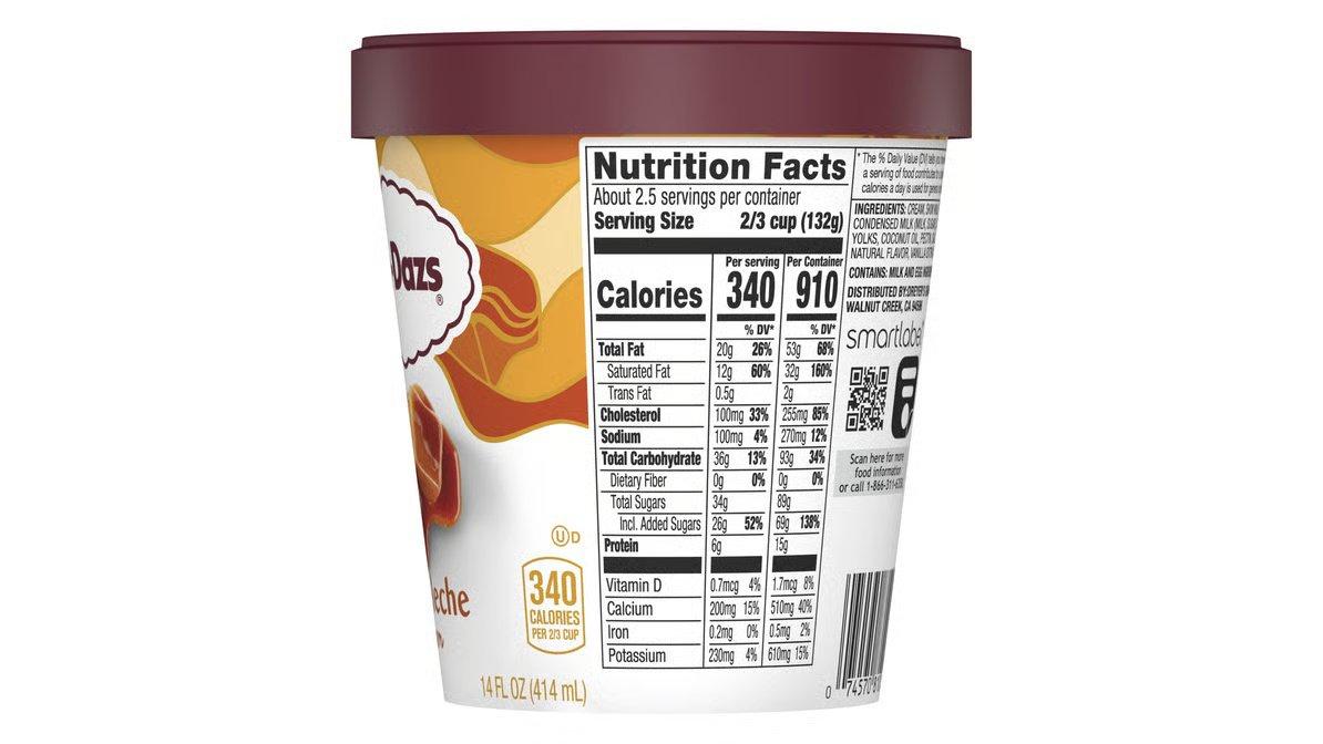 Haagen-Dazs Ice Cream Dulce De Leche (14 oz) - Image 6