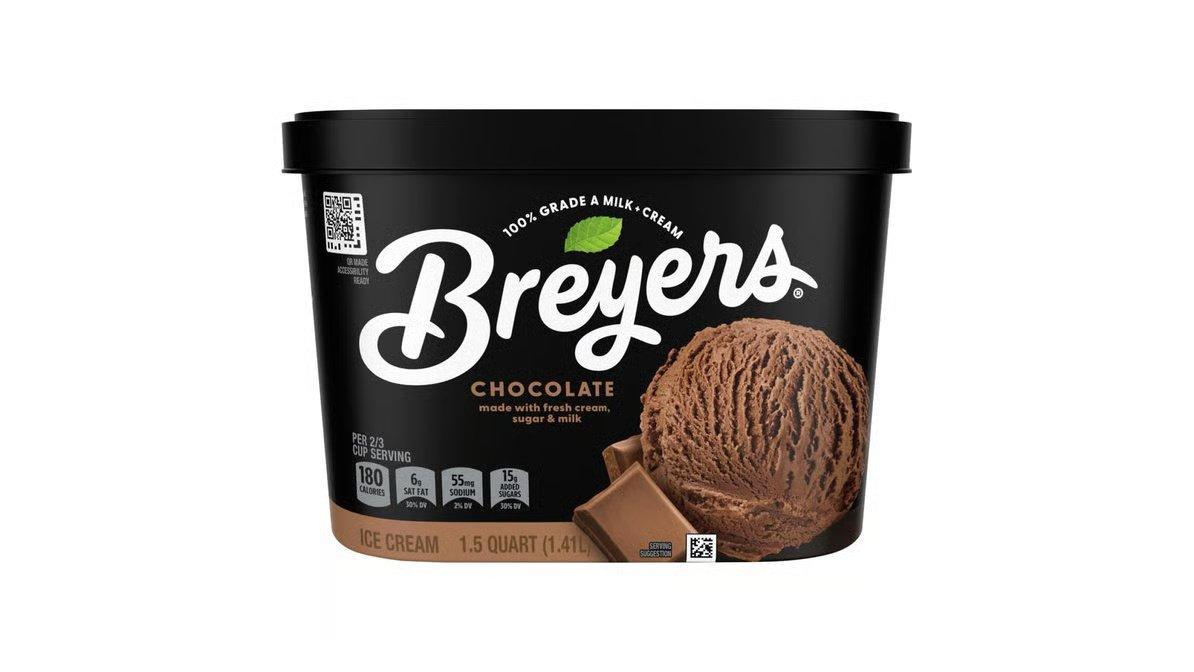 Breyers Ice Cream Chocolate (1.5 qt) - Image 4