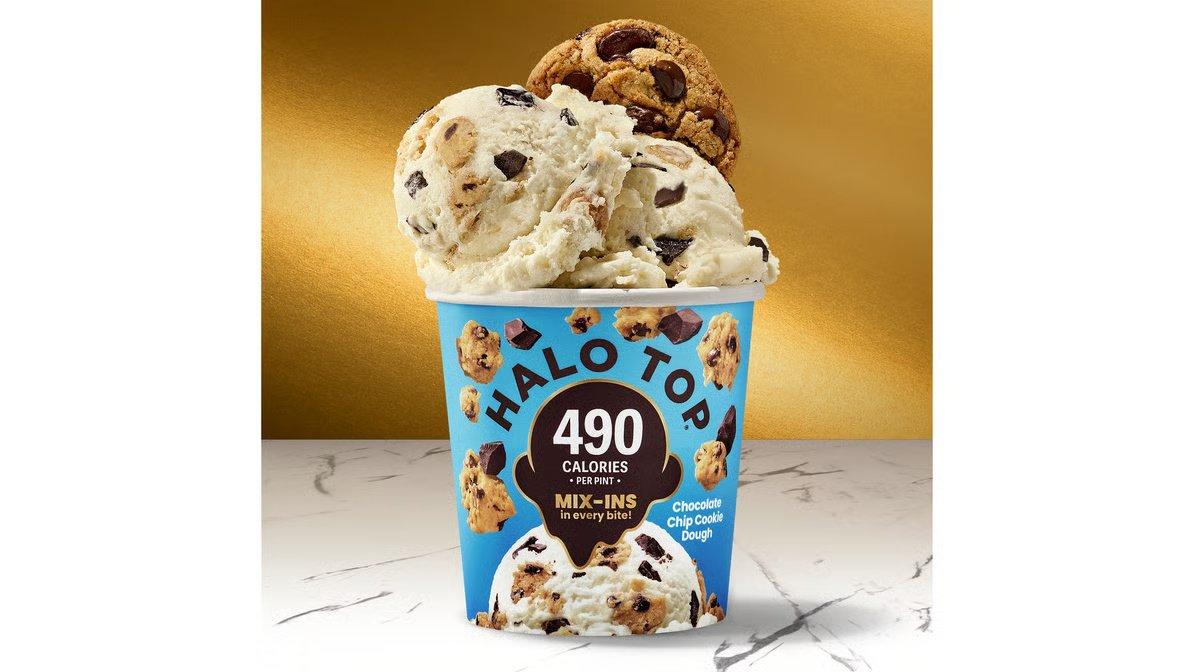 Halo Top Light Chocolate Cookie Dough Ice Cream (1 pt) - Image 2