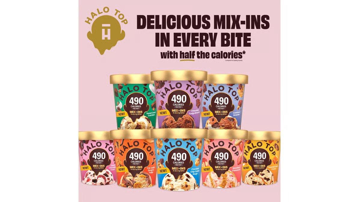 Halo Top Light Chocolate Cookie Dough Ice Cream (1 pt) - Image 5