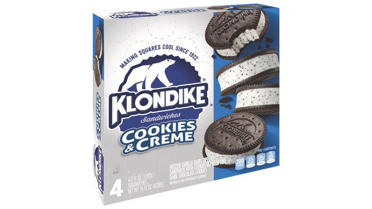 Klondike Cookies & Creme Sandwhich (4 oz x 4 ct) - Image 3