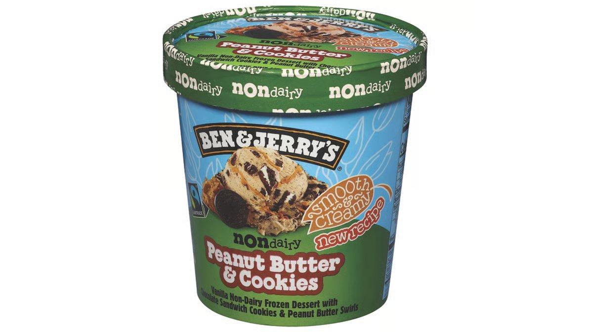 Ben & Jerry's Non-Dairy Ice Cream P.B. & Cookies (1 pt) - Image 4