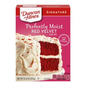 Duncan Hines Perfectly Moist Cake Mix Red Velvet (15.25 oz)