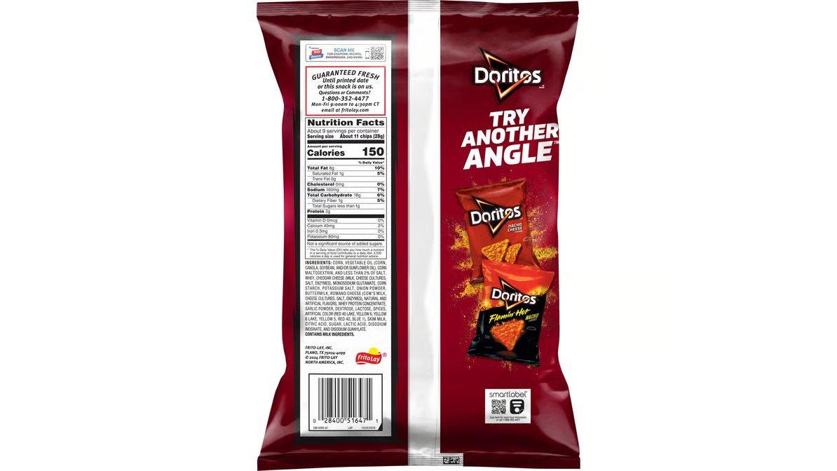 Doritos Spicy Nacho Tortilla Chips (9.25 oz) - Image 4