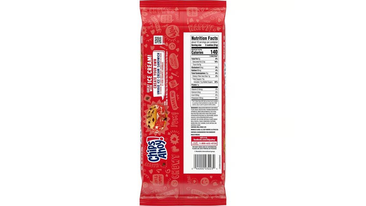 Chips Ahoy! Cookies Chewy Chocolate Chip (13 oz) - Image 3