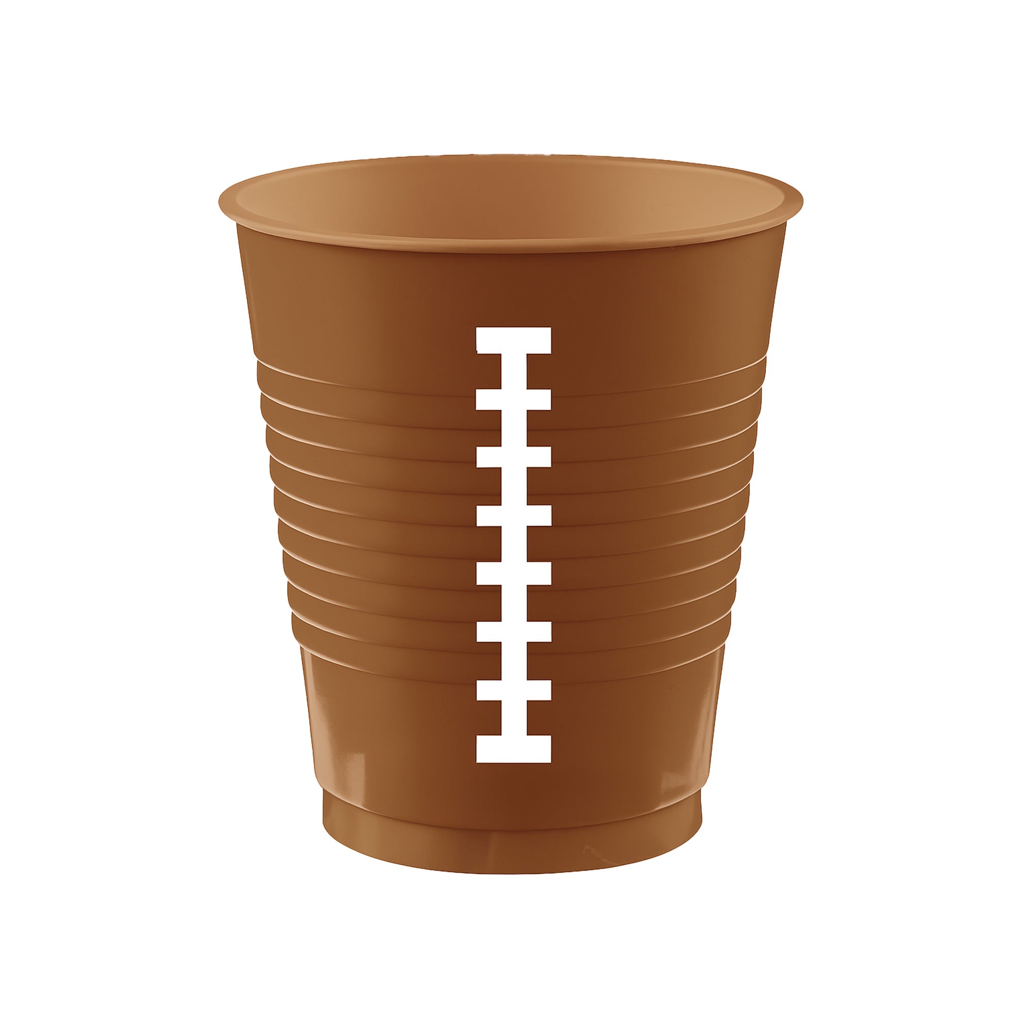 Football Plastic Tumblers. 18oz. 25ct