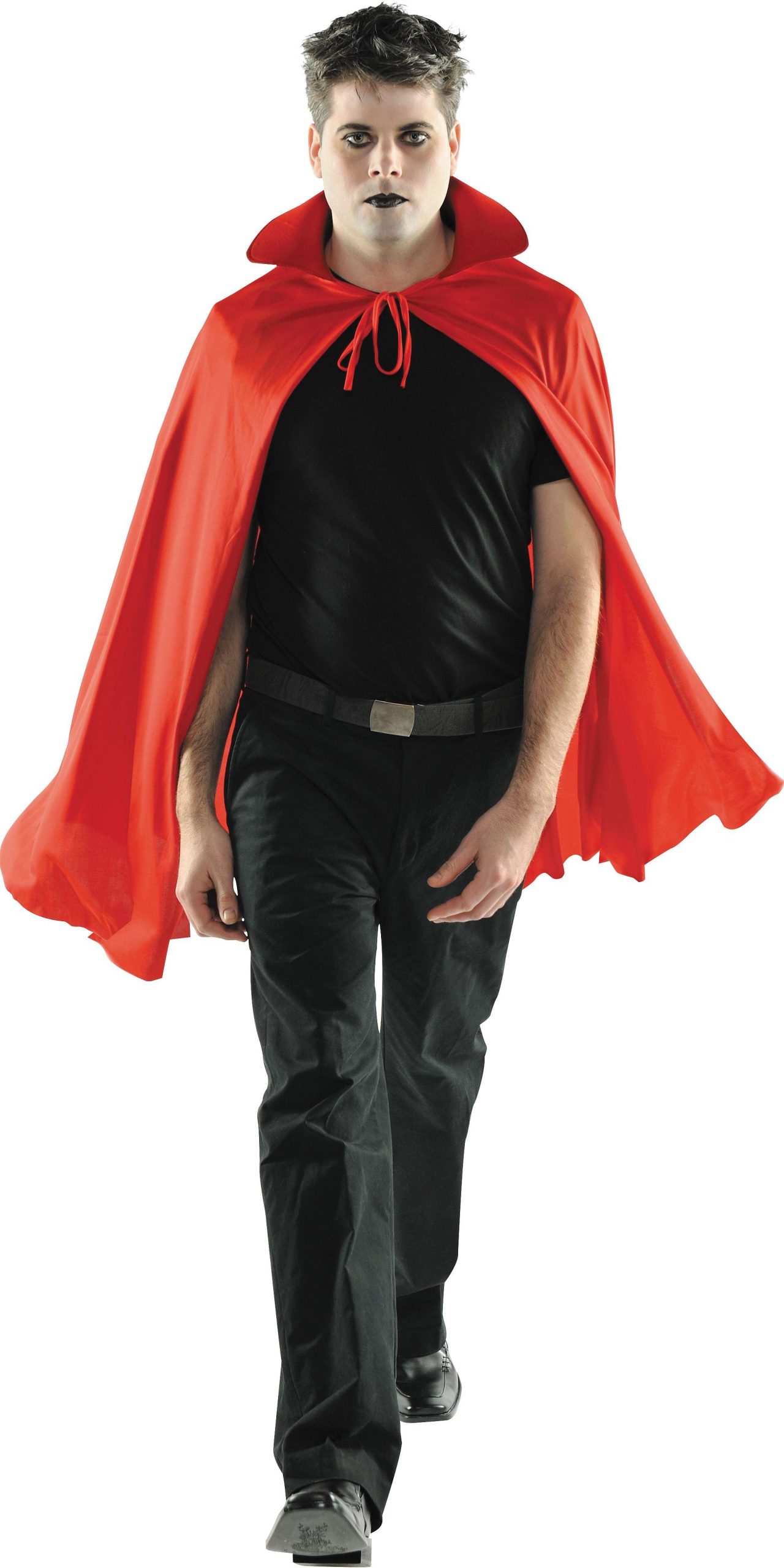Adult Red Cape Deluxe - Image 2