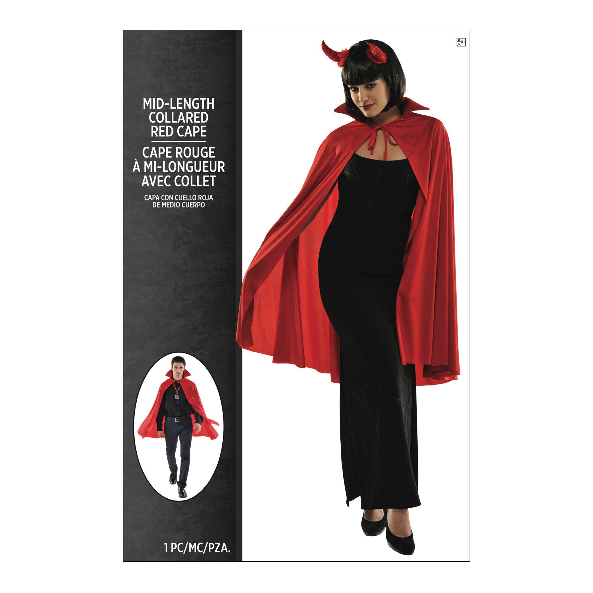 Adult Red Cape Deluxe - Image 4