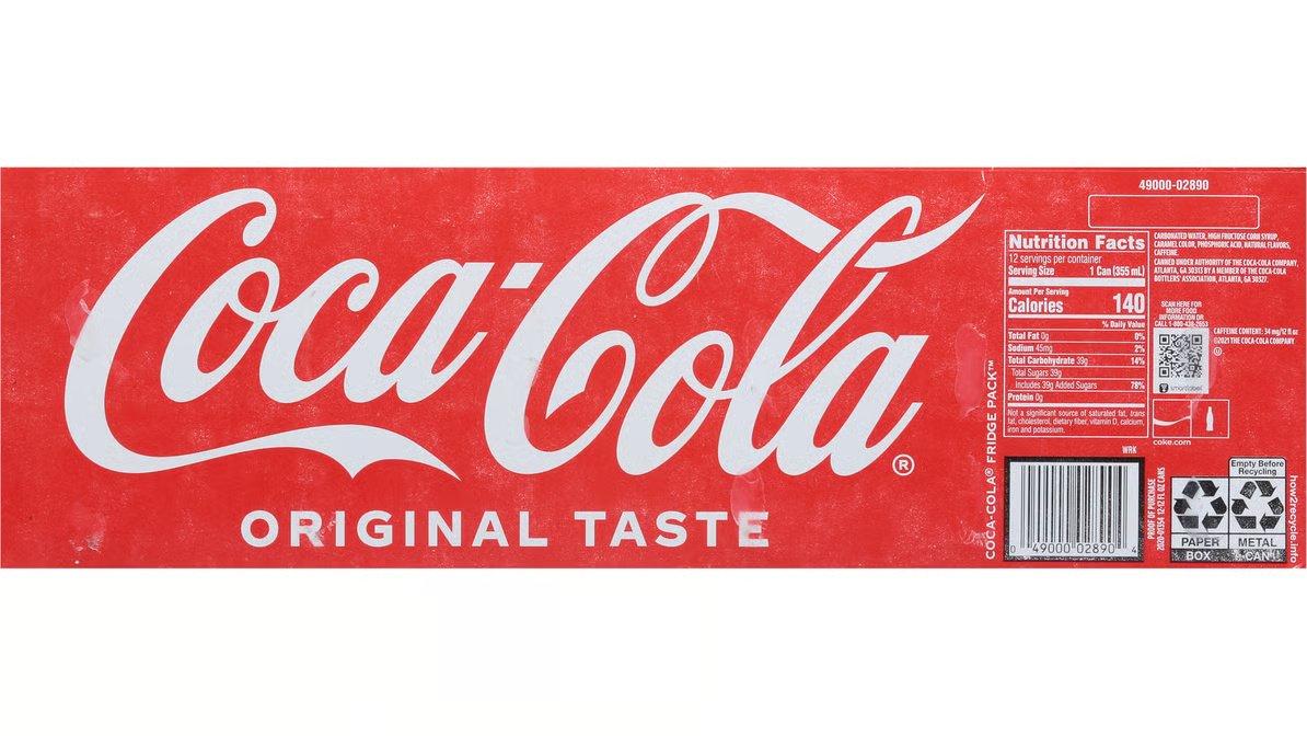 Coca-Cola Soda (12 oz x 12 ct) - Image 2