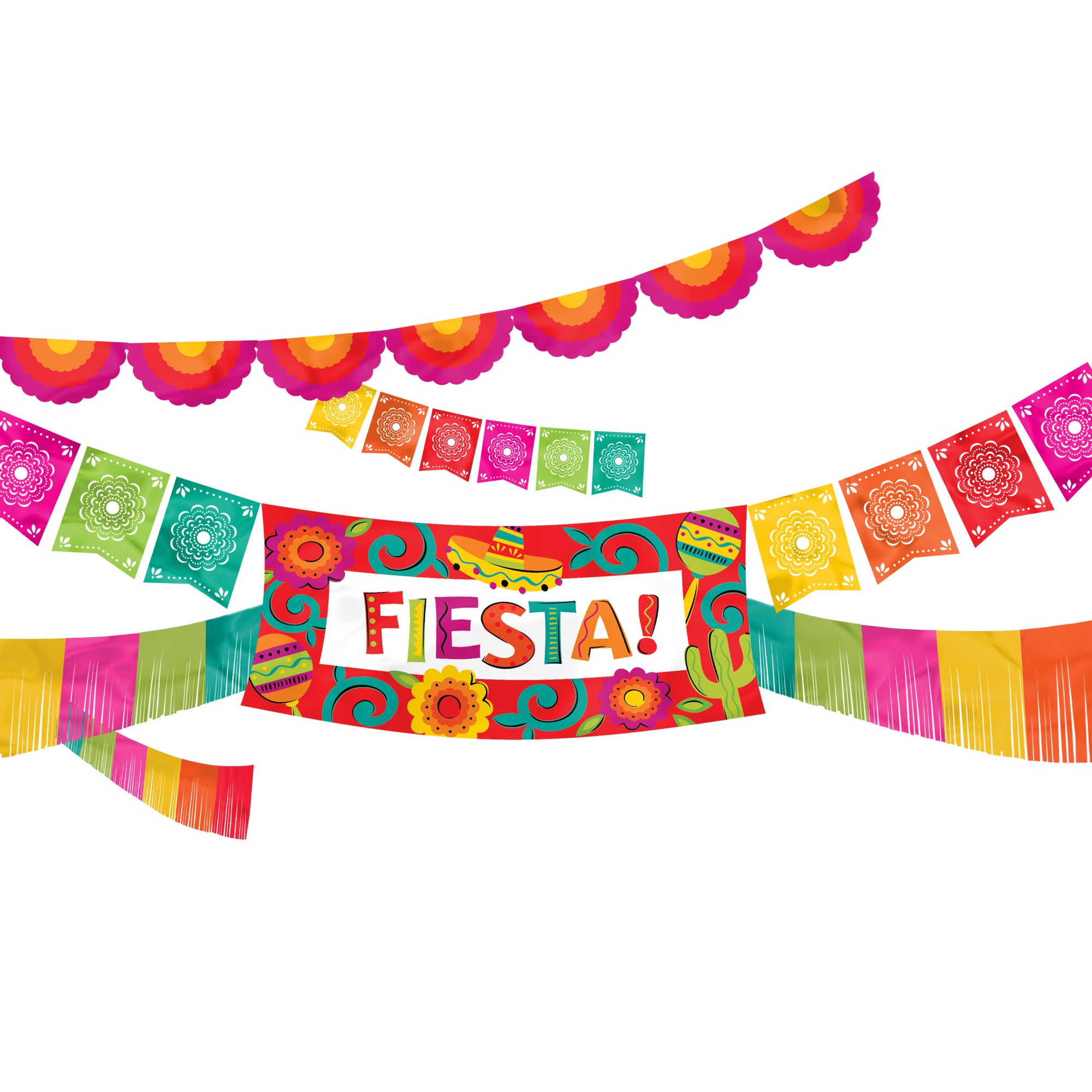 Fiesta Viva La Party Decorating Kit 4pc - Image 2