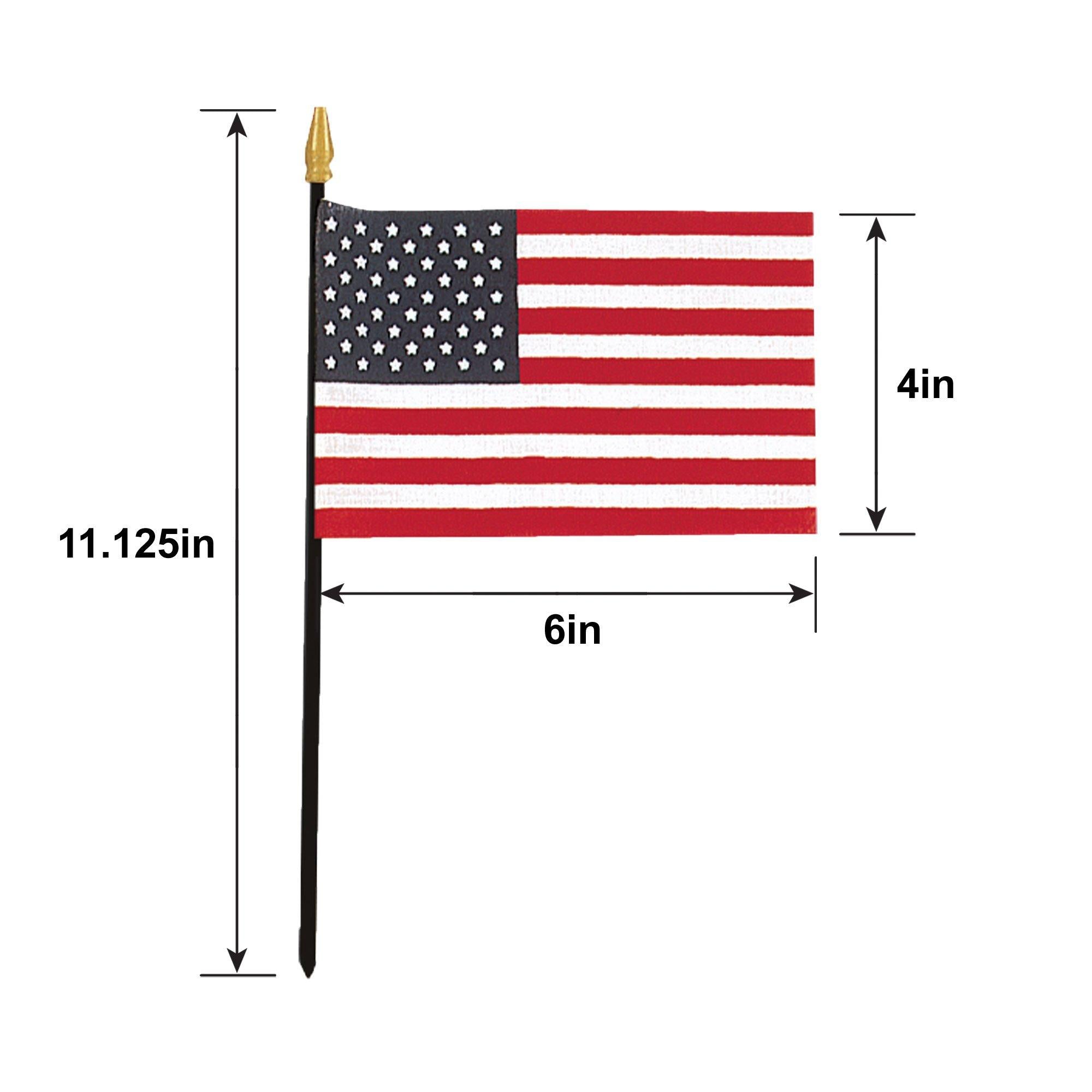 American Flag. 4in x 6in - Image 2