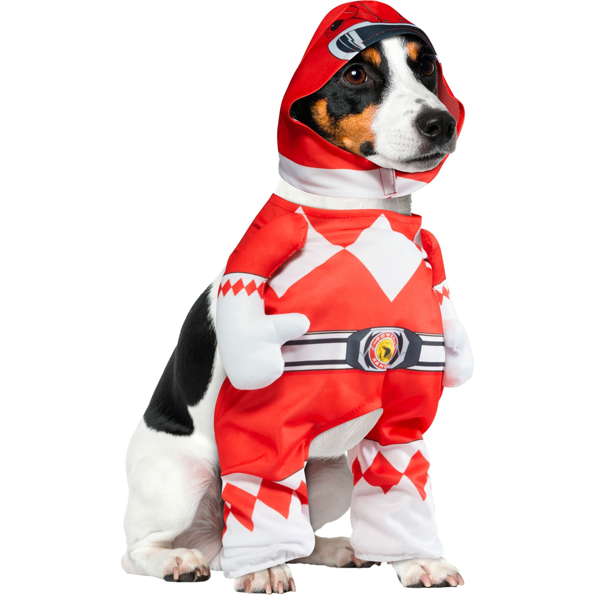 Red Power Ranger Pet Costume - Image 2