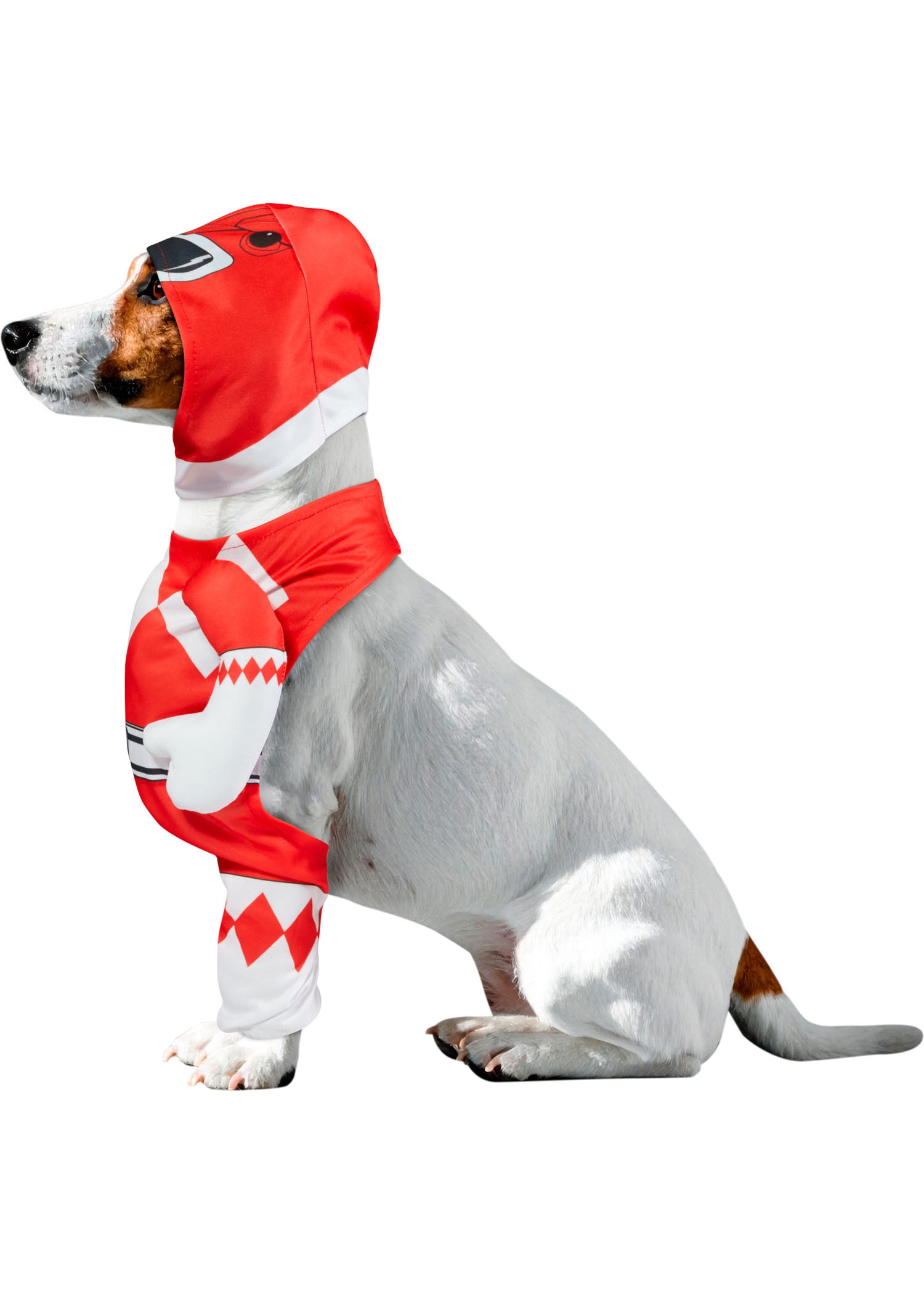 Red Power Ranger Pet Costume - Image 5