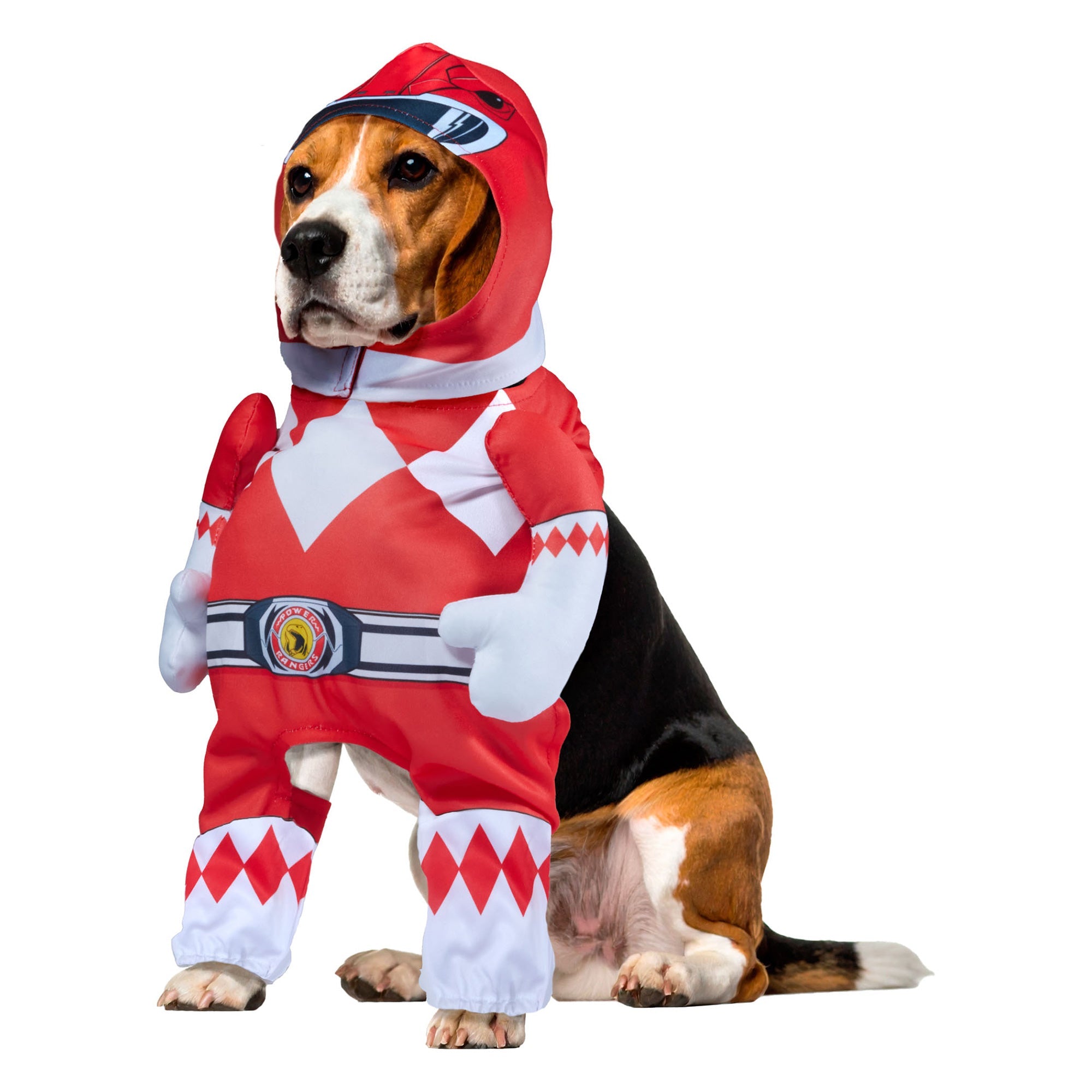 Red Power Ranger Pet Costume - Image 4