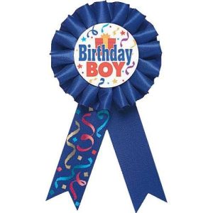 Birthday Boy Award Ribbon
