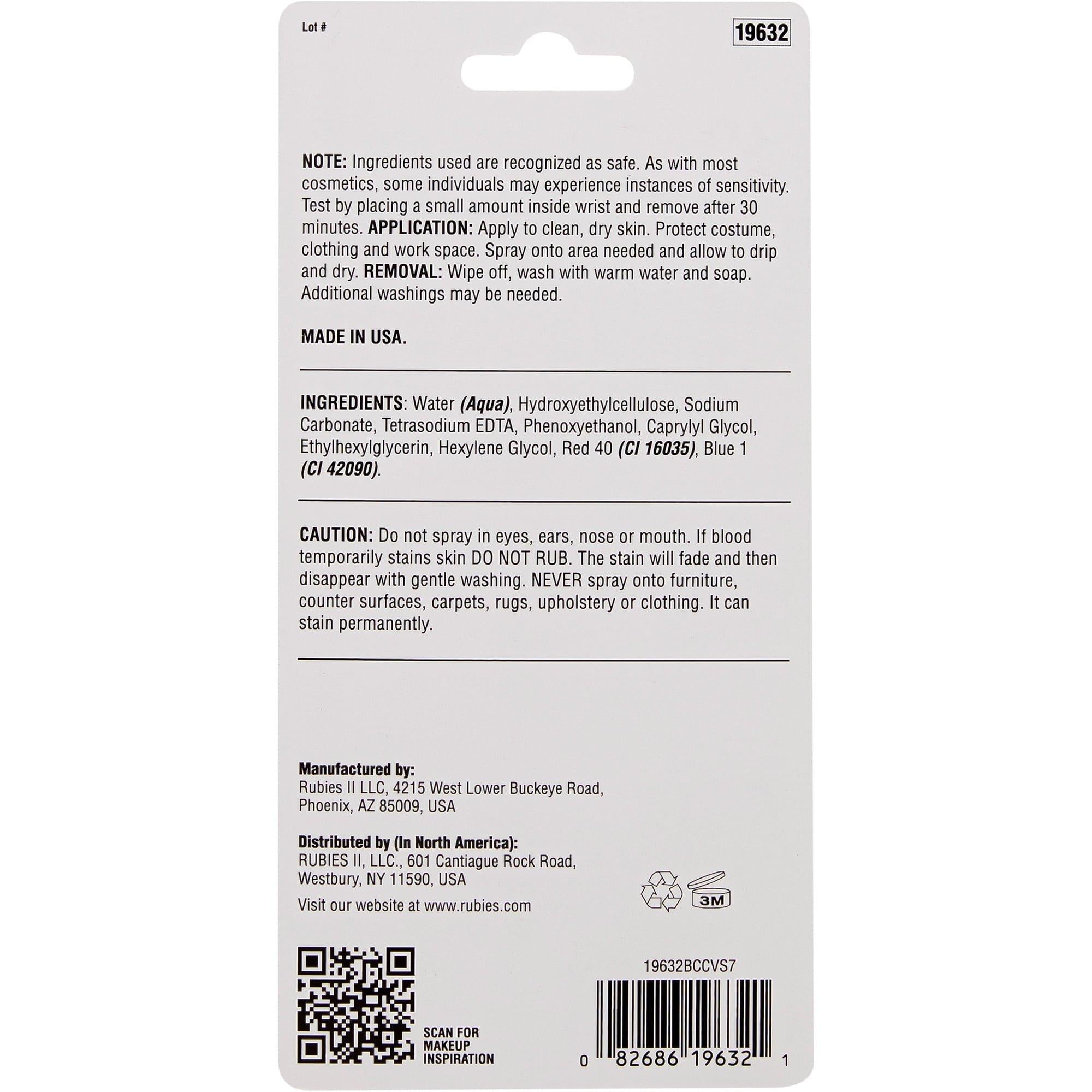 Fake Blood Spray. 2oz - Image 2