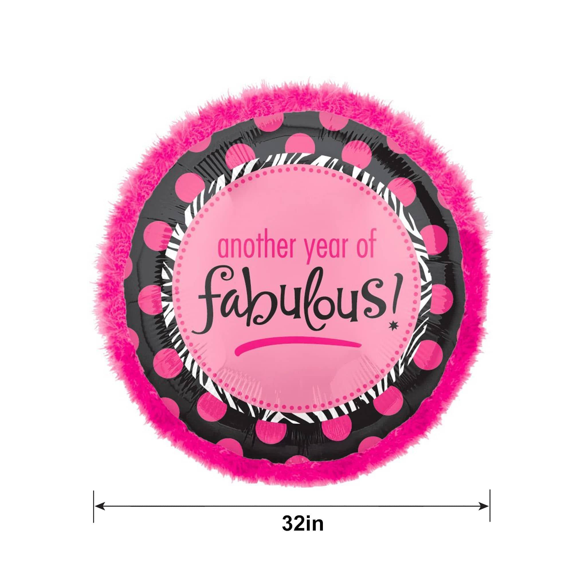 Boa Another Year of Fabulous Happy Birthday Balloon - Image 2