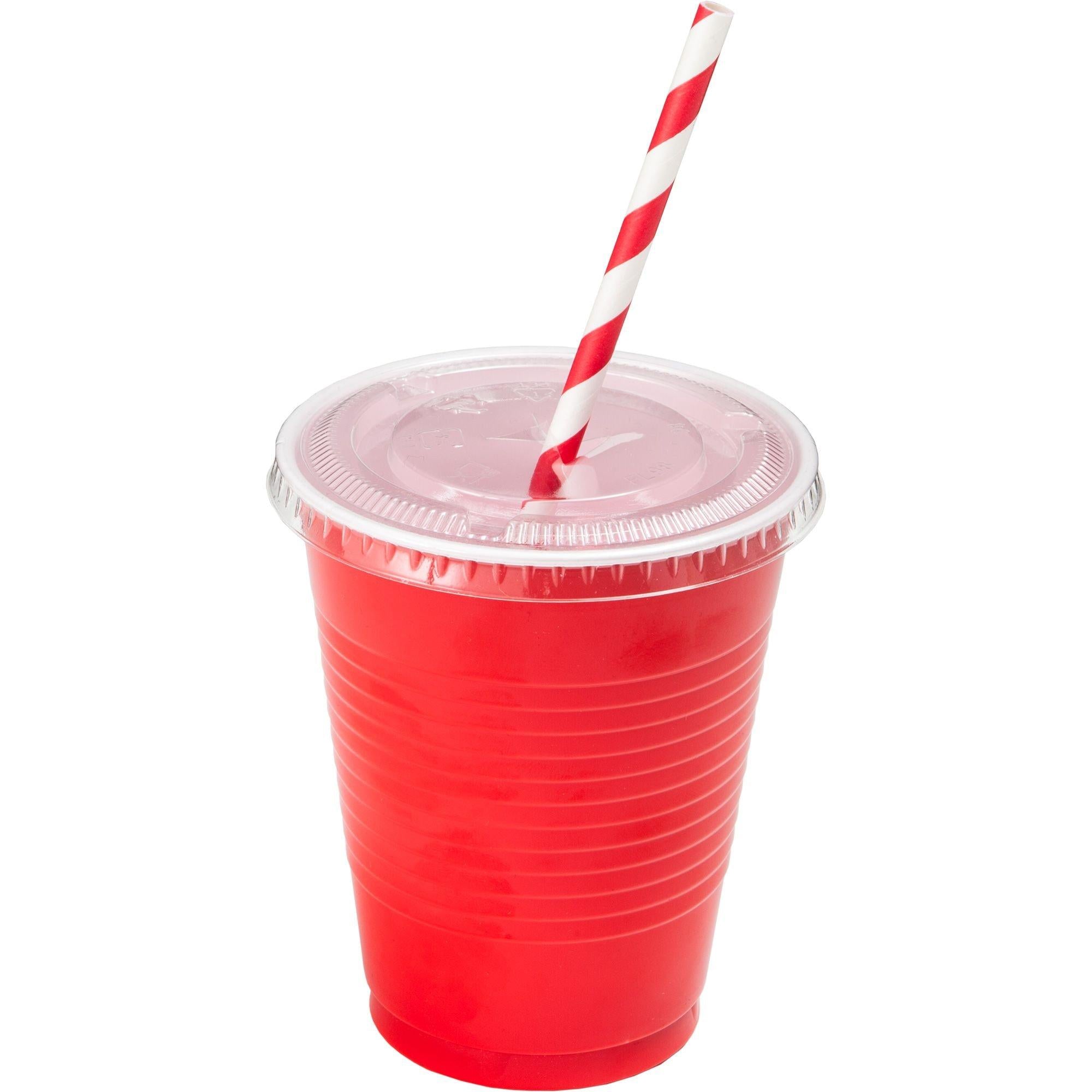 Clear Plastic 18oz Cup Lids. 4in. 50ct - Image 2