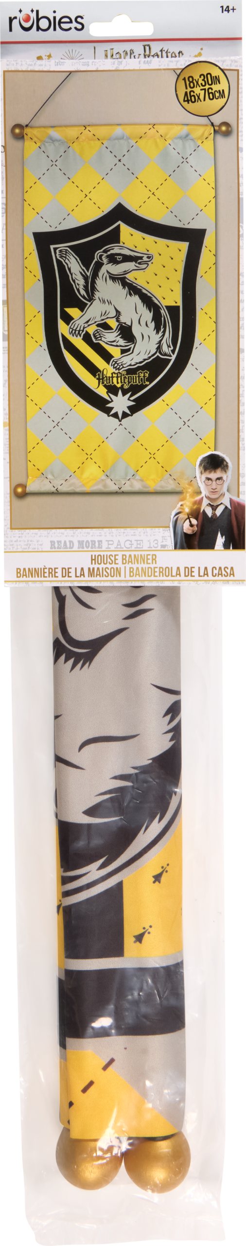 33-inch Harry Potter Hufflepuff House Banner - Image 5