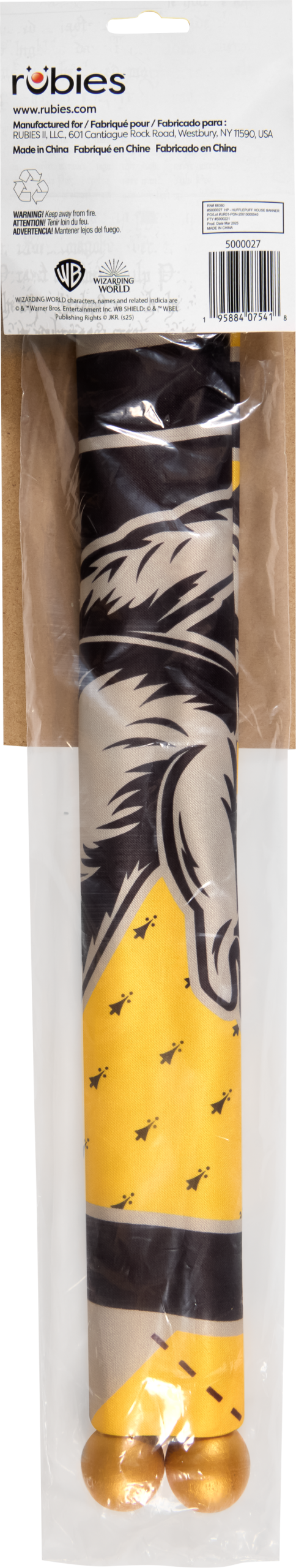 33-inch Harry Potter Hufflepuff House Banner - Image 6