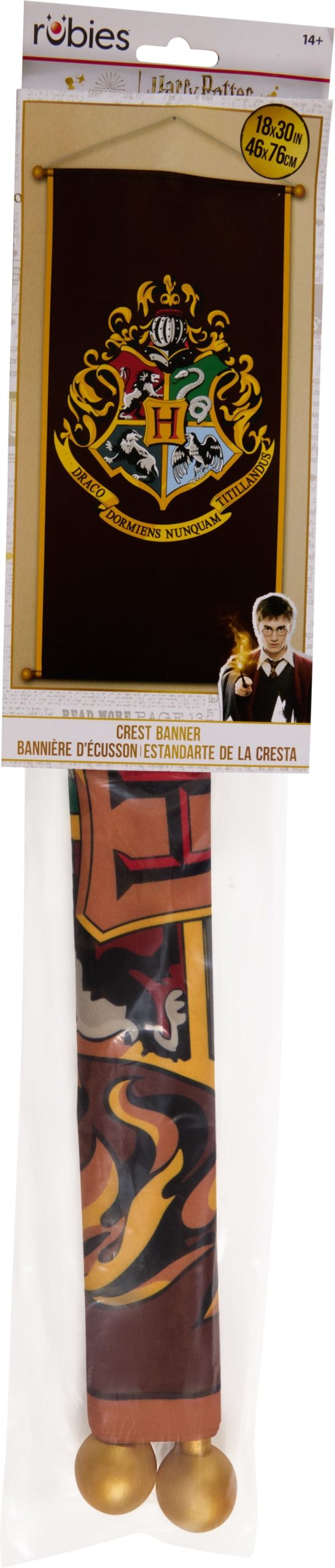 33-inch Harry Potter Hogwarts Crest Hanging Banner Decoration - Image 5