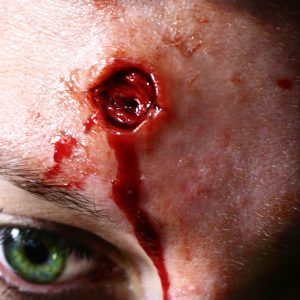 Capped Bullet Wound Prosthetics- Tinsley Transfers