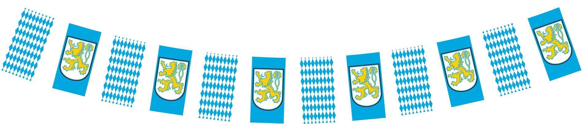 Bavarian Flag Pennant Banner - Oktoberfest - Image 2