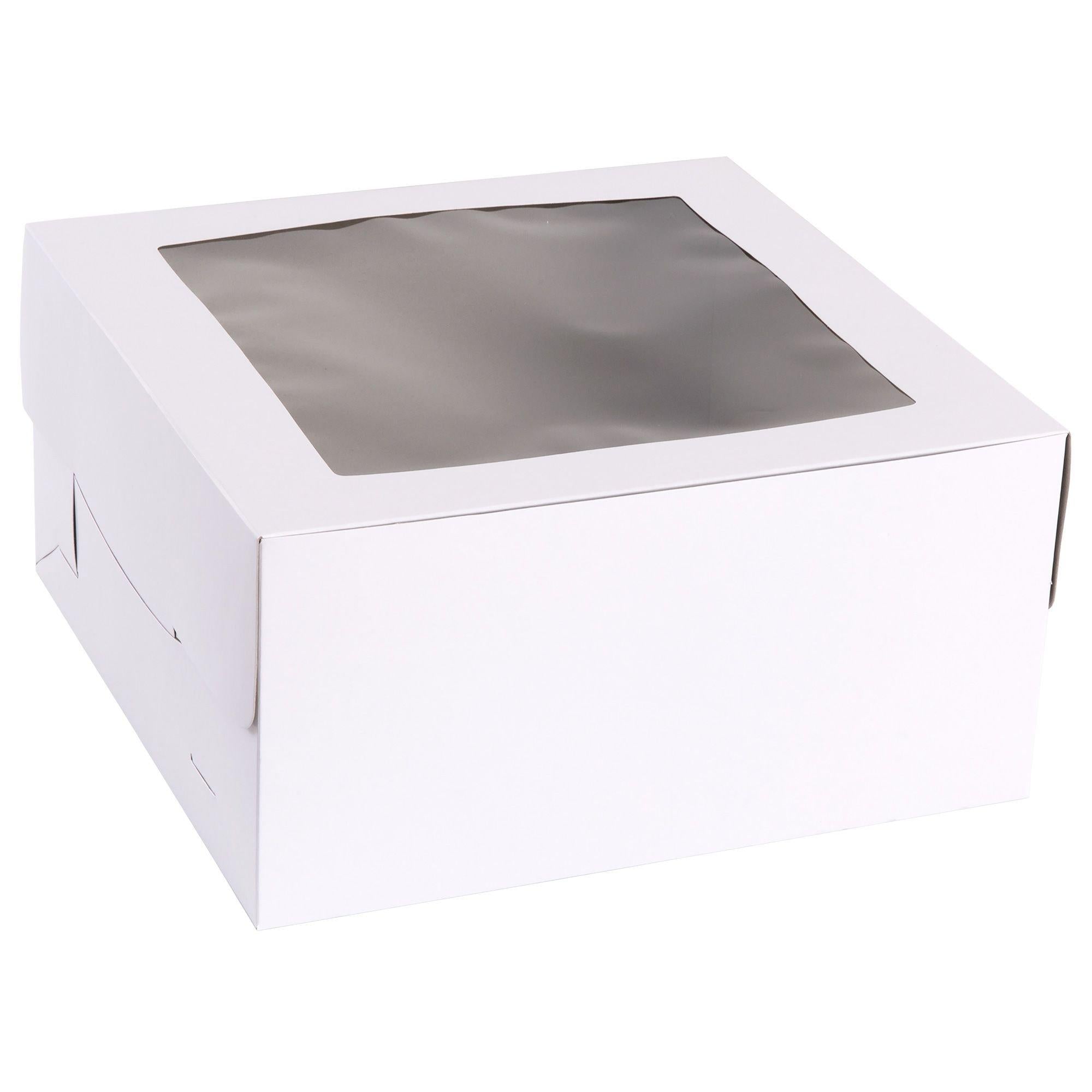 White Square Window Cake Box. 12in - Image 2
